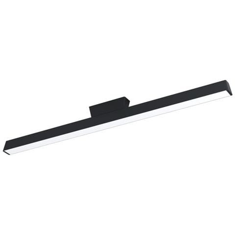 Plafoniera Moderna Simolaris-z Grande Led Alluminio Nero - Foto 1