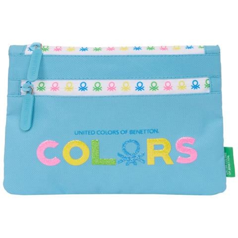 Astuccio Scuola Spring Blu Cielo 23 X 16 X 3 Cm - Foto 1