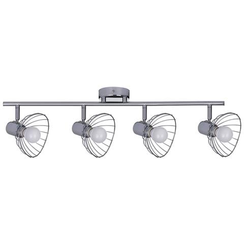 Lampadario Aje-gizel 4p Argentato Metallo 40 W 230 V - Foto 1