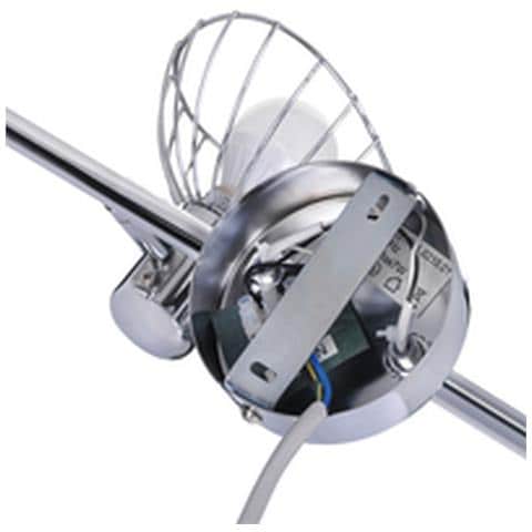 Lampadario Aje-gizel 4p Argentato Metallo 40 W 230 V - Foto 2