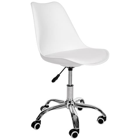 Sedia girevole per bambini FD005, Colore Bianco - Foto 1