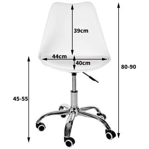 Sedia girevole per bambini FD005, Colore Bianco - Foto 8