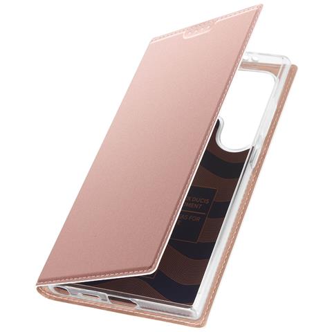 Custodia Per Samsung Galaxy S24 Ultra Copertina Portacarte Supporto, Rosa Champagne - Foto 1