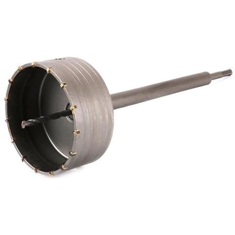 Fresa A Tazza 125 Mm Carotatrice Muro Asta Sds Plus 50 Cm Prolunga Da Trapano - Foto 1