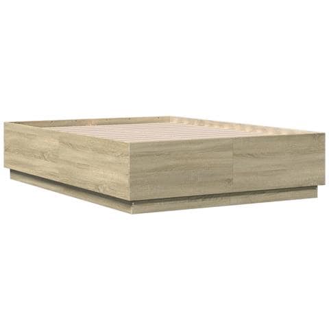Giroletto Luci Led Rovere Sonoma 140x190 Cm Legno Multistrato - Foto 3