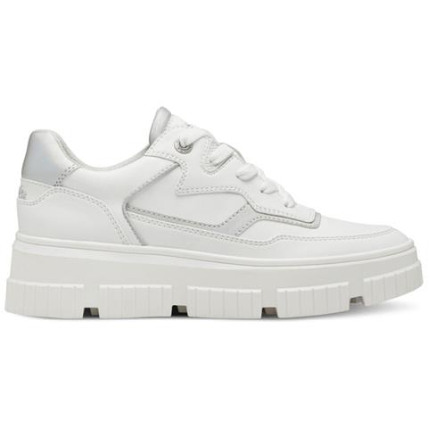 Leisure Trainers White Sneakers Sintetico E Tessile Scarpe Donna Bianco Eu 40, 5-23638-42 100 - Foto 2