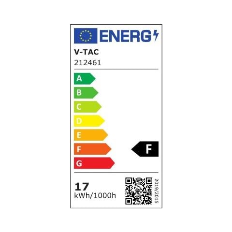 Strip LED 12V, SMD2835, 17W /m, 204 led /m, IP20, Larghezza 10mm - V-TAC VT-2835 - Foto 2