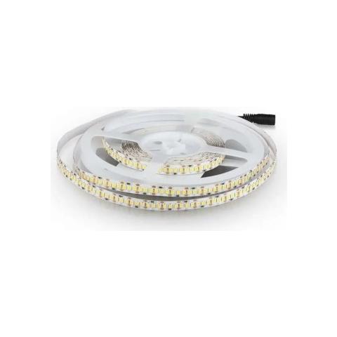 Strip LED 12V, SMD2835, 17W /m, 204 led /m, IP20, Larghezza 10mm - V-TAC VT-2835 - Foto 3
