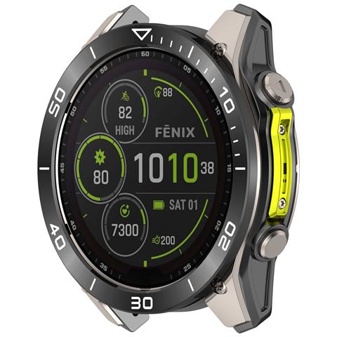 Garmin Tactix 8 Solar Smartwatch Ghiera In Acciaio - Nero - Foto 2