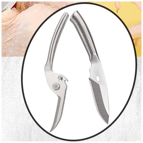 Forbici Da Cucina A Forma Di Pesce In Acciaio Inossidabile - Strumento Versatile - Foto 4