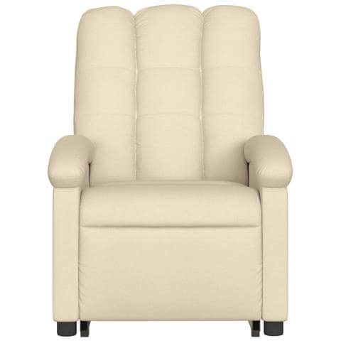 Poltrona Alzapersona Massaggiante Elettrica Crema in Tessuto - Foto 9