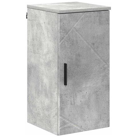 Set di mobili per il bagno con cassetto 5 pcs Grigio cemento - Foto 9