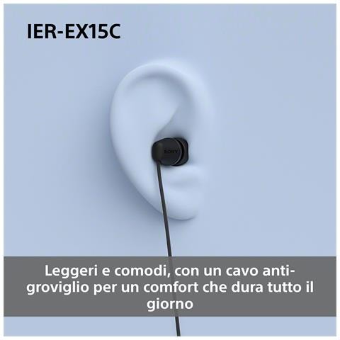 IER-EX15C Auricolare Cablato In-ear Musica e Chiamate USB tipo-C Blu - Foto 9