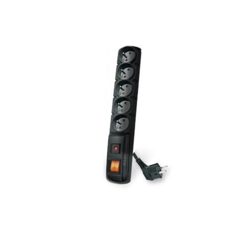 F5 prolunghe e multiple 1,5 m 5 presa (e) AC Interno Nero - Foto 1