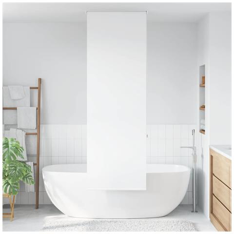 Tenda a Rullo Doccia 60x240 cm Larghezza Tessuto 56 cm - Foto 2