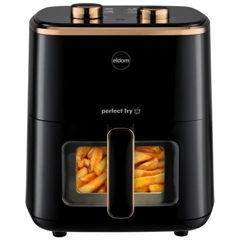 Friggitrice ad Aria Calda FRITTA Capacità 5 L Potenza 1500 W Colore Nero - Foto 2