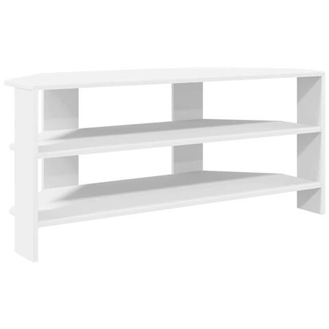 MobileTVAngolare Bianco 102x40,5x45cm Legno multistrato - Foto 1