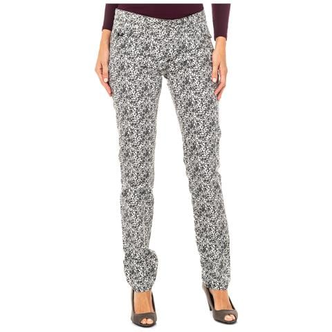 Pantaloni Lunghi Da Donna Disegno Floreale Lwt004 - Foto 1
