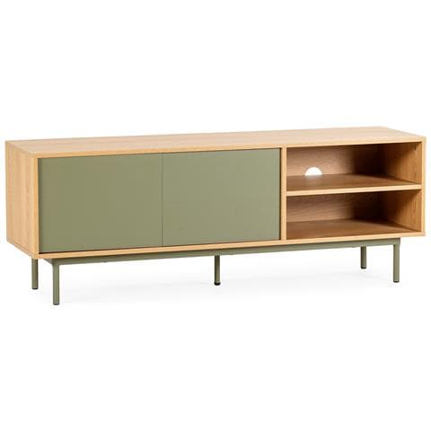 Mobile Tv Cuzco 2 Ante Effetto Rovere /verde - Foto 1