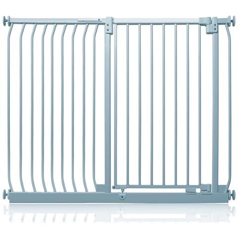 Safetots Cancelletto Di Sicurezza Elite Extra Alto, 134cm - 143cm, Grigio Opaco, Extra Alto Con 100cm Di Altezza - Foto 1