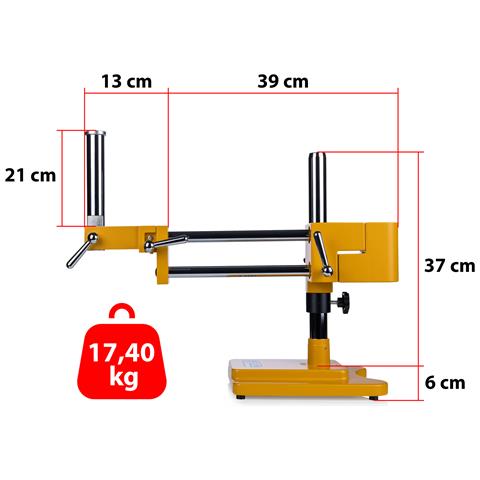 Mikroscopio Trinoculare Stereoscopico Jupiter Pro Msjp-t-sdms1 - Zoom 7x-50x, Testa 360°, Ottica Greenough, Suwnica X /y, Ideale Per Pcb Smt Qfp - Foto 8