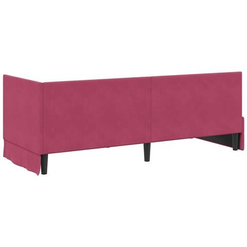 Struttura Letto Angolare con Materasso 2 pcs Verde Velluto - Foto 9