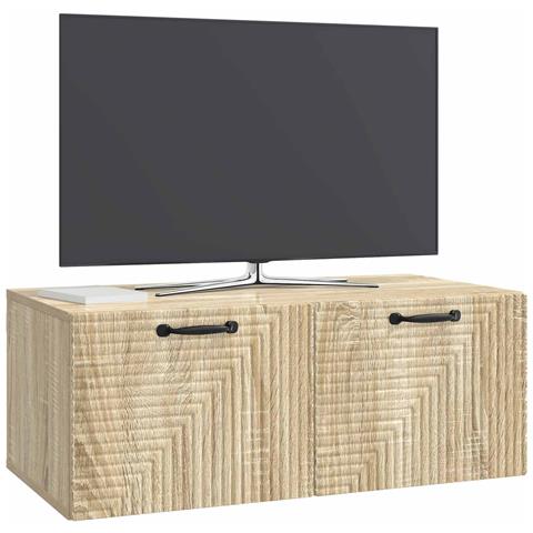 Mobile Porta TV da Muro Rovere Sonoma 78,5 x 41 x 30 cm - Foto 2