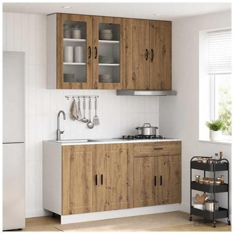 Unità Cucina PORTO 4 pcs Rovere Artigianale - Foto 2