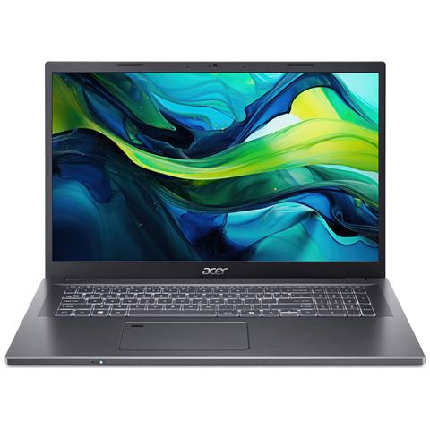 Aspire 17 A17-51M-54EU Intel Core 5 120U Computer portatile 43,9 cm (17.3") Full HD 16 GB LPDDR5-SDRAM 1 TB SSD Wi-Fi 6 (802.11ax) Windows 11 Home Grigio - Foto 1