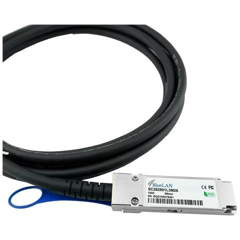 E100G-QSFP-QSFP-P-0501-BL cavo InfiniBand e in fibra ottica 5 m QSFP28 Nero, Argento - Foto 6