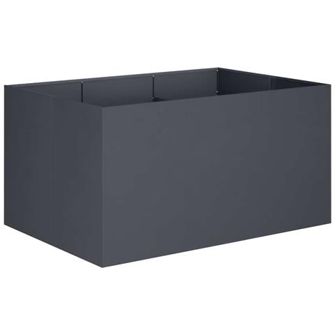 Vaso da giardino Antracite 120 x 80 x 60 cm - Foto 1