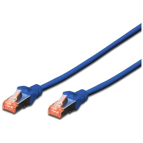 Cavo Rete S-Ftp Cat. 6 Doppia Schermatura Ls0H Colore Blu Mt. 5 - Foto 2