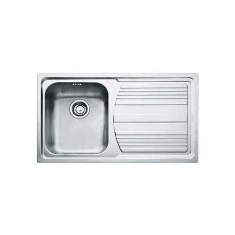 Lavello LLX61186 DX 1 Vasca Gocciolatoio a Destra Dimensioni 86 x 50 cm Colore Inox Satinato Serie Logica Line - Foto 1