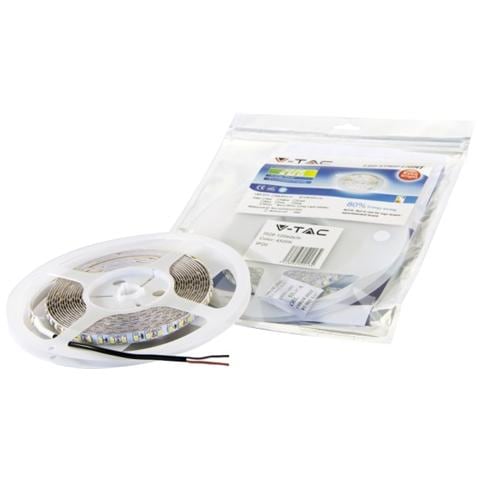 Striscia a LED Strip con 300 LED a 12V 18 W 5 MT Luce Calda 3000K - Foto 1