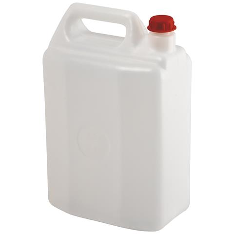 Tanica In Plastica Per Alimenti E Trasporto Liquidi Da 3 Litri - Bianco Neutro - Foto 1
