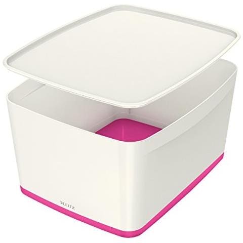 Mybox Contenitore L Bianco-fucsia - Foto 1