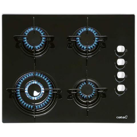 Piano Cottura CI 631 BK a Gas 4 Fuouchi Gas da 60 cm Colore Nero  - Foto 2