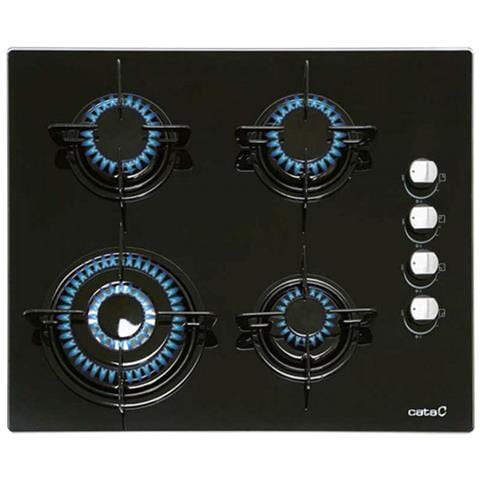 Piano Cottura CI 631 BK a Gas 4 Fuouchi Gas da 60 cm Colore Nero  - Foto 1