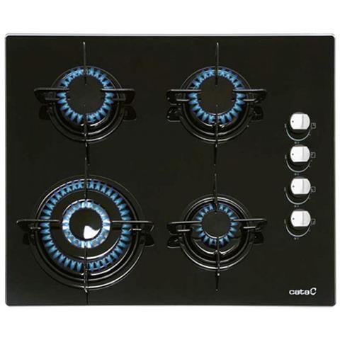 Piano Cottura CI 631 BK a Gas 4 Fuouchi Gas da 60 cm Colore Nero  - Foto 4