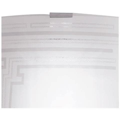 Plafoniera Quadrata Vetro Decoro Glitterato Lampada Moderna E27 I-concept / pl30 - Foto 5