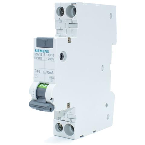 Magnetotermico Differenziale 16a 1p+n 30ma Ac 4,5ka 5sv13131kk16 - Foto 1