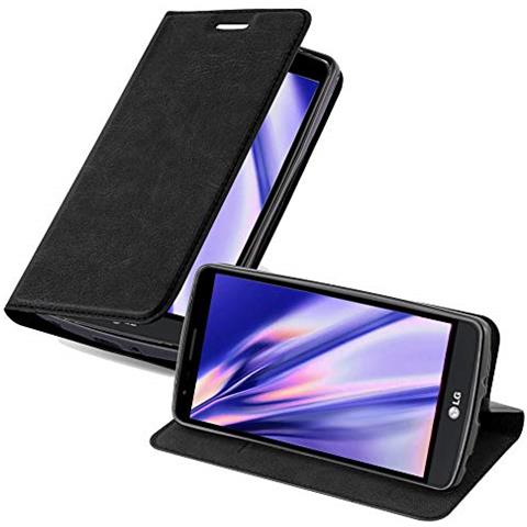 Custodia Compatibile Con Lg G3 Stylus In Nero Di Notte - Coperchio Protettiva Con Chiusura Magnetica, Funzione Stand E Tasca Per Le Carte - Foto 1
