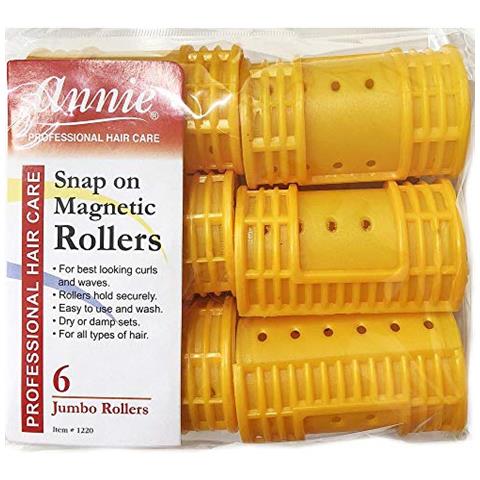 Novitàrulli Per Capelli A Scatto Professionale Su Magnetico (jumbo) Tutte Le Taglie - Set Capelli Asciutti O Umidi Di Annie - Foto 1
