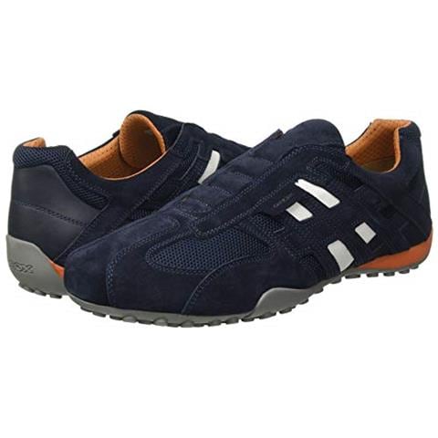 Uomo Uomo Serpente Sneakers Navy 40 Ue - Foto 2