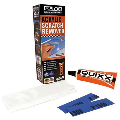 Qa1 Affidabile Acrilico Graffiare La Superficie Remover Per Auto Moto Caravan Boat Mobili Ecc Include 50g Tubo Polacco Panno Polacco E Speciale Abrasivo Papers Con Certificato Tv Anche Per I Graffi Pi Profondi - Foto 4