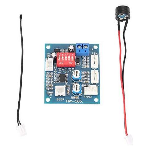 12v Quattro Vie Termostato Pwm Fan Speed Controller Governatore Module Per Pc - Foto 1