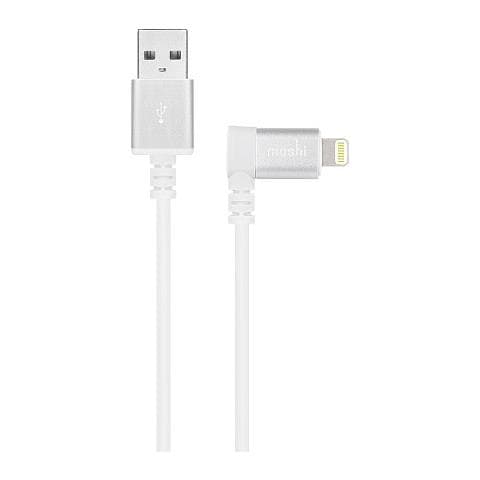 99MO023128, USB A, Lightning, Maschio / maschio, Dritto, Ad angolo, Bianco - Foto 1