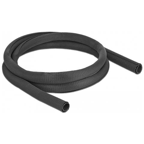 Manicotto intrecciato autochiudente 2 m x 25 mm nero - Foto 1