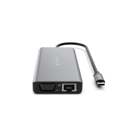 A04-TC DK46 replicatore di porte e docking station per laptop Cablato USB 3.2 Gen 1 (3.1 Gen 1) Type-C Grigio - Foto 5