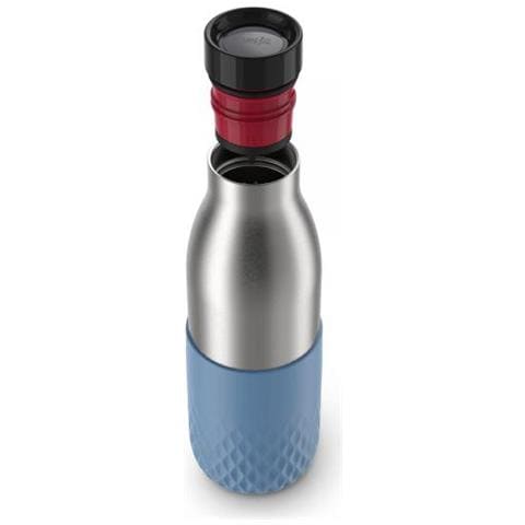 Bludrop Sleeve N3110700 Borraccia Fitness, Sport 500 Ml Acciaio Inossidabile Blu, Acciaio Inossidabile - Foto 2